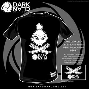 Image of Dark Clan "Crossblades" poly/cotton T-shirt