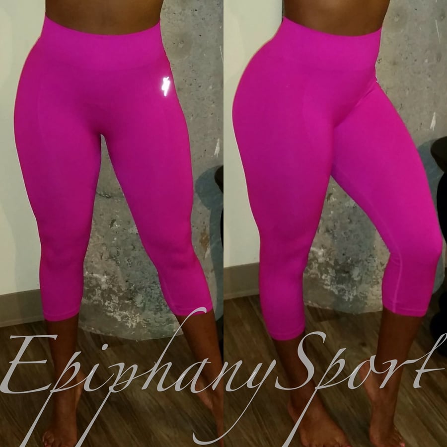 Image of The Monica Fitness Pant-(Fuchsia Pink)