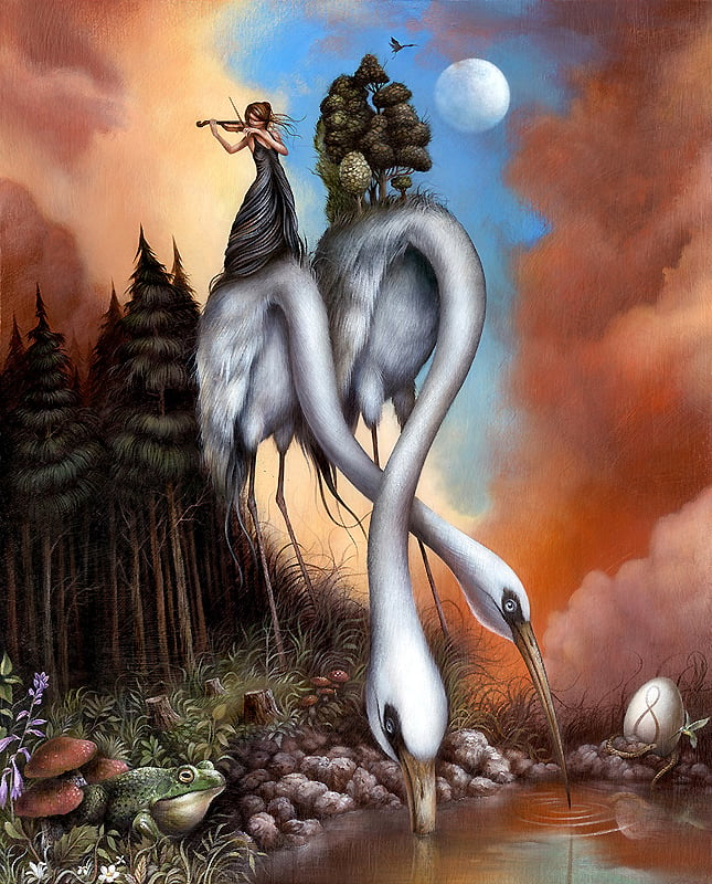 Image of Dan May 'The Infinite Search for Perfection' original art