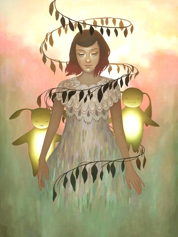 Image of Amy Sol 'Ver’s Lantern' original art