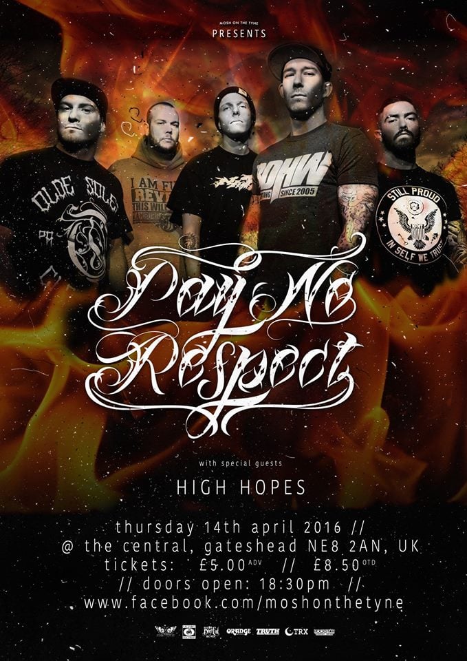 Image of Pay No Respect, High Hopes, Dead Weight,Choked Out,Graverobber
