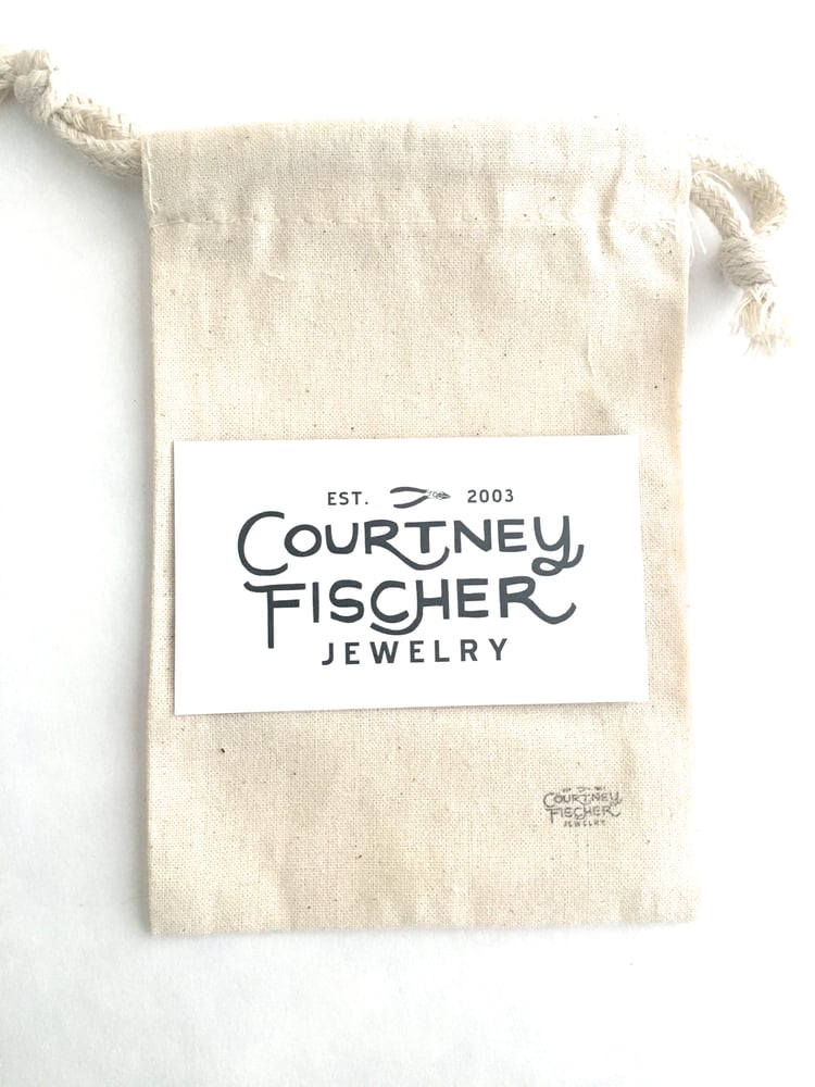 Image of Fan Enamel Earrings