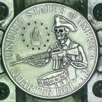 Bicentennial Quarter AR15 Skeleton 