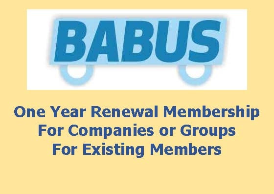 Image of Renewal BABUS Membership - Companies or Groups - for one year to 31st March 2020