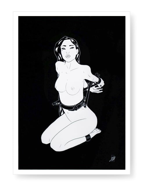 Image of Fairytale Bondage series - Pocahontas mini size print