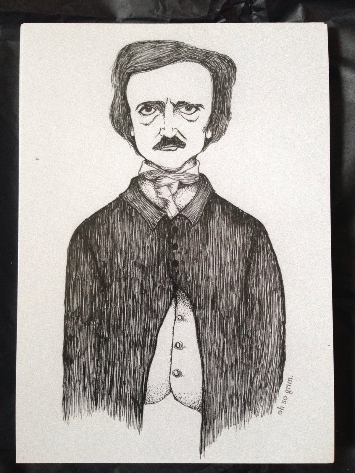 Image of Edgar Allan Poe A5 Print