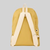 Image of Simple Canvas Backpack - Tan