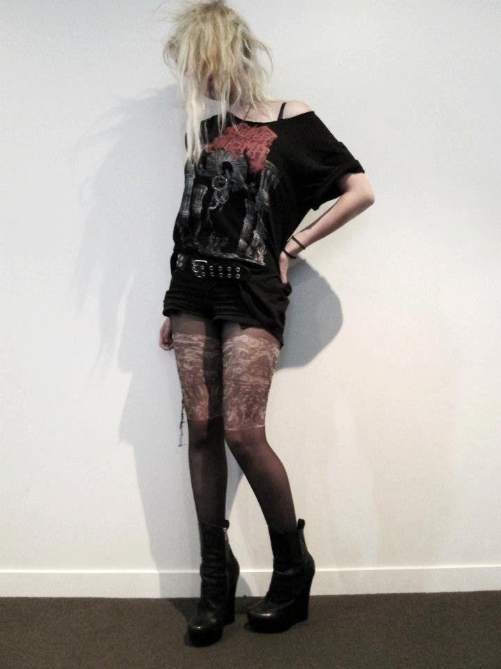 Image of Whore of Babylon - Tattoo tights.