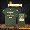 Pinkingz Bowling - Bowling Veteran T-Shirt | Military Green