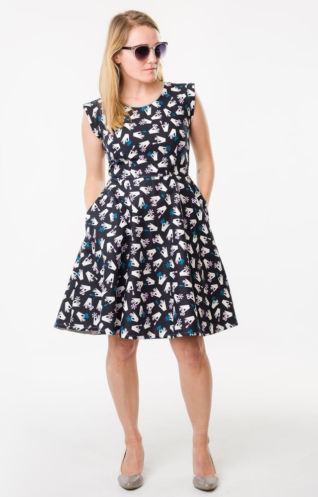 Image of Sally Dress: Typography