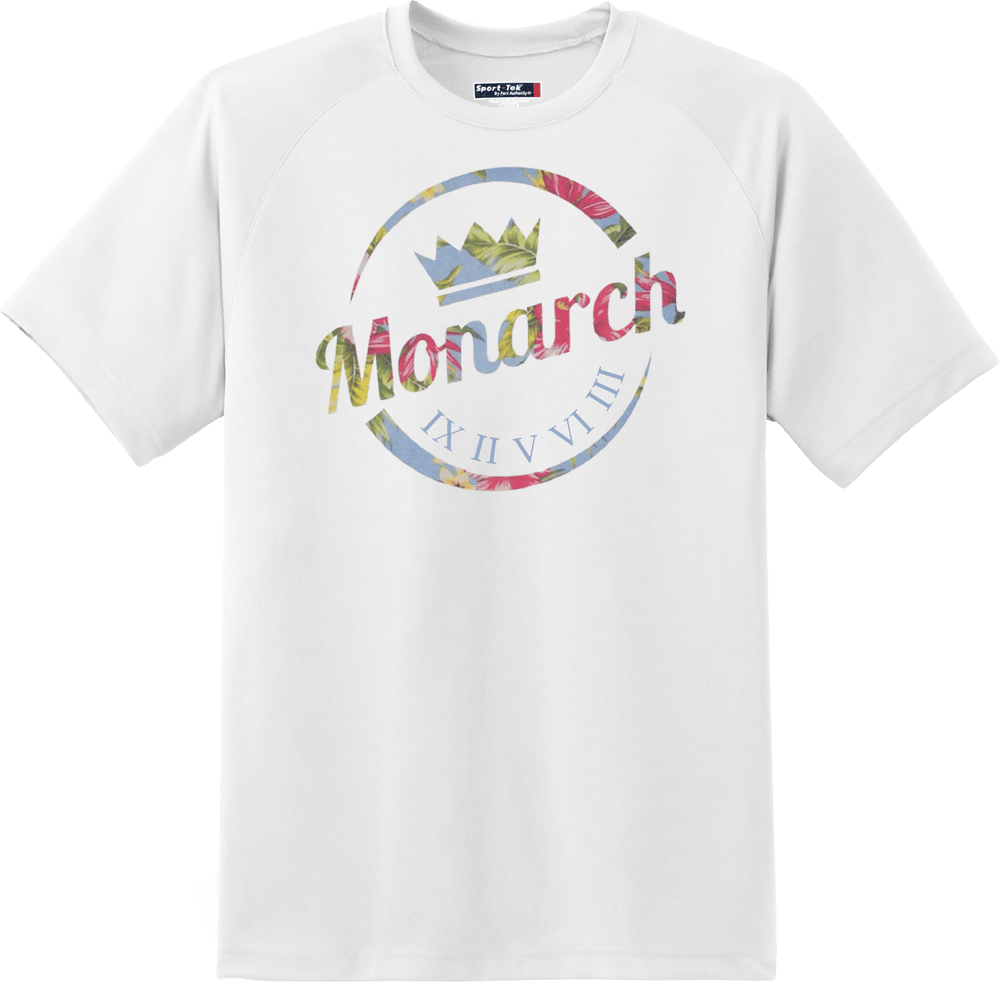 Image of Monarch White Hawaiian Print