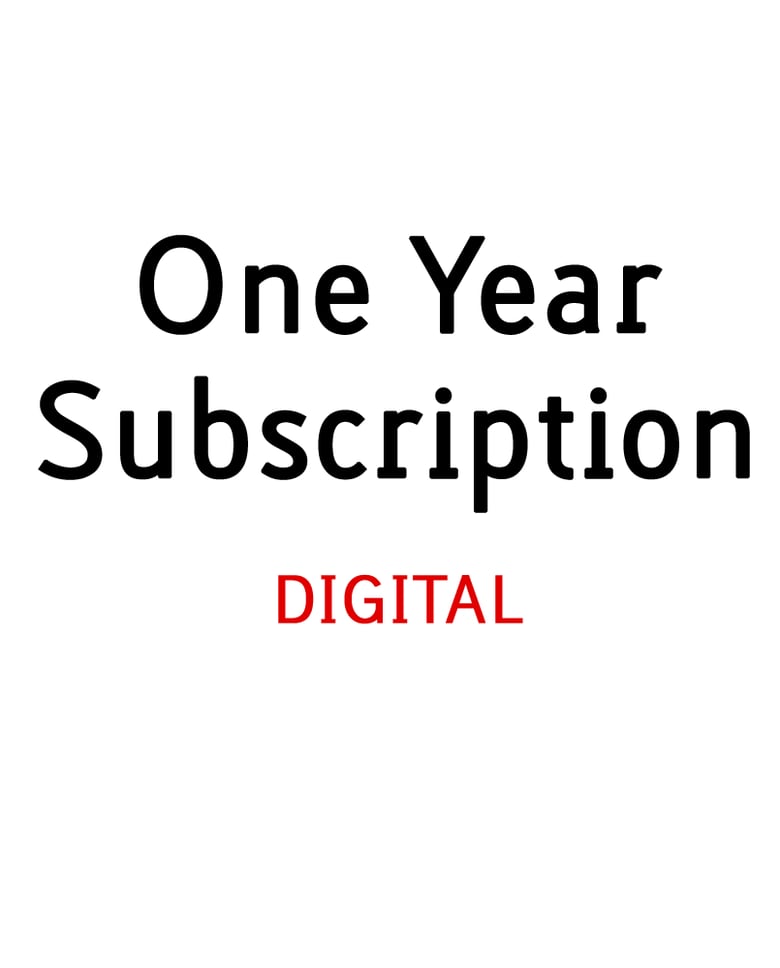 Image of 1 Year Digital Subscription 