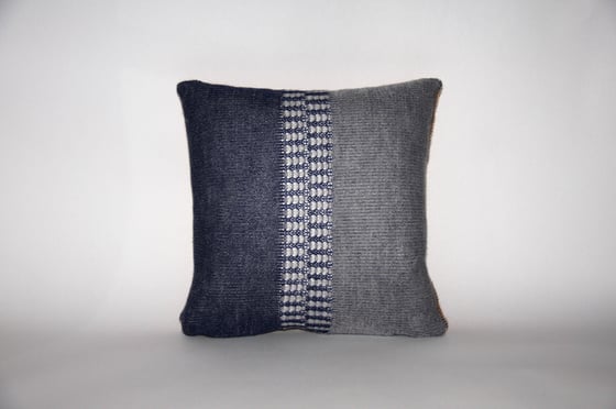 Image of Merino Cushion- Navy