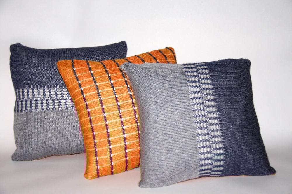 Image of Merino Cushion- Navy