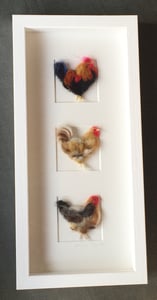 Image of "Three in a Box Chickens"