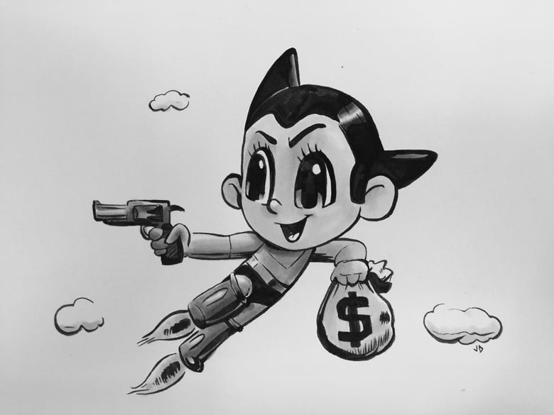 Image of Astro Boy Original Art