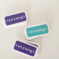 Strong Tag Sticker Packs