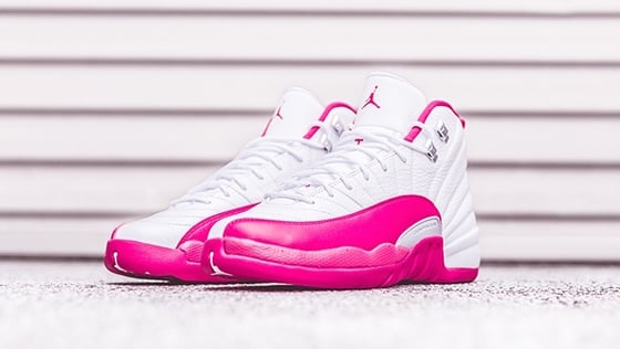 Image of Nike Air Jordan XII "Vivid Pink" GS