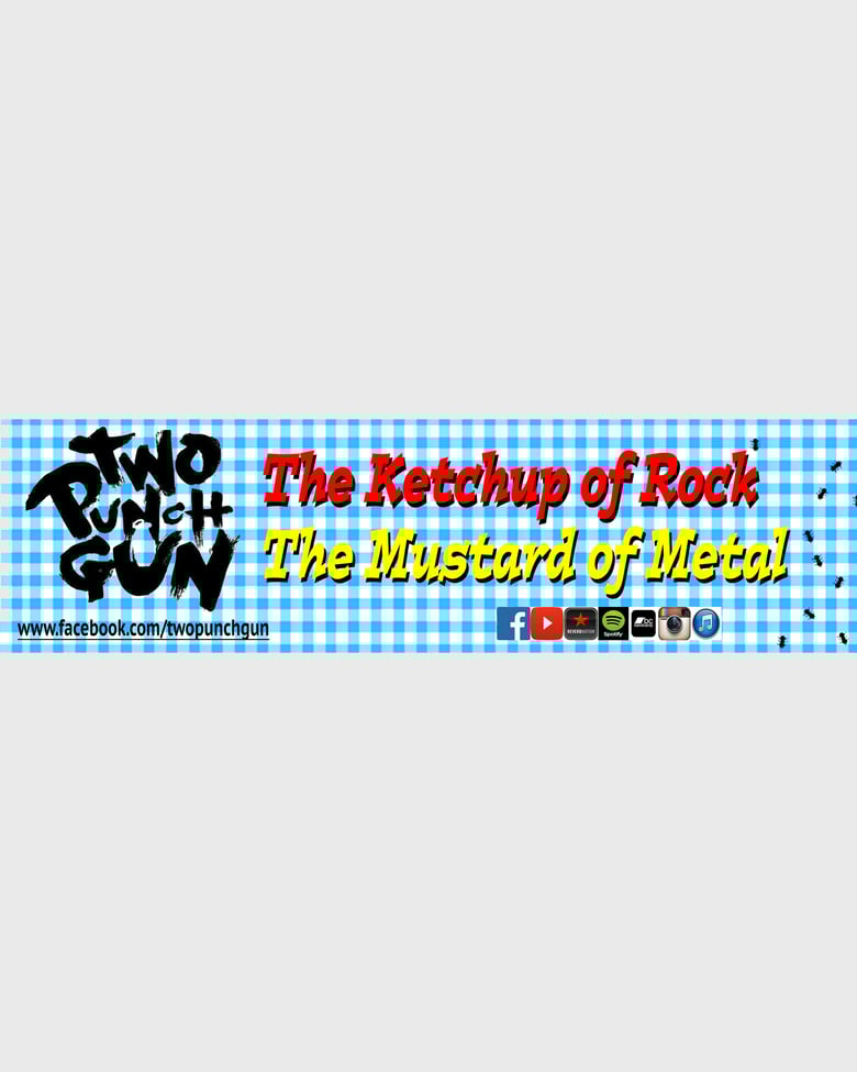 Image of THE KETCHUP OF ROCK BUMPER STICKER