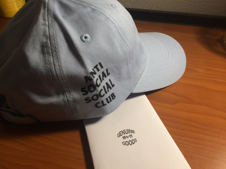 Image of Anti Social Social Club - Baby blue weird cap