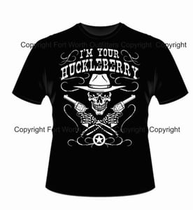Image of I'm Your Huckleberry Short Sleeve Shirt - Black