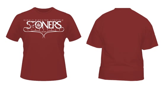 Image of Stoners Lifestyle Maroon T-Shirt