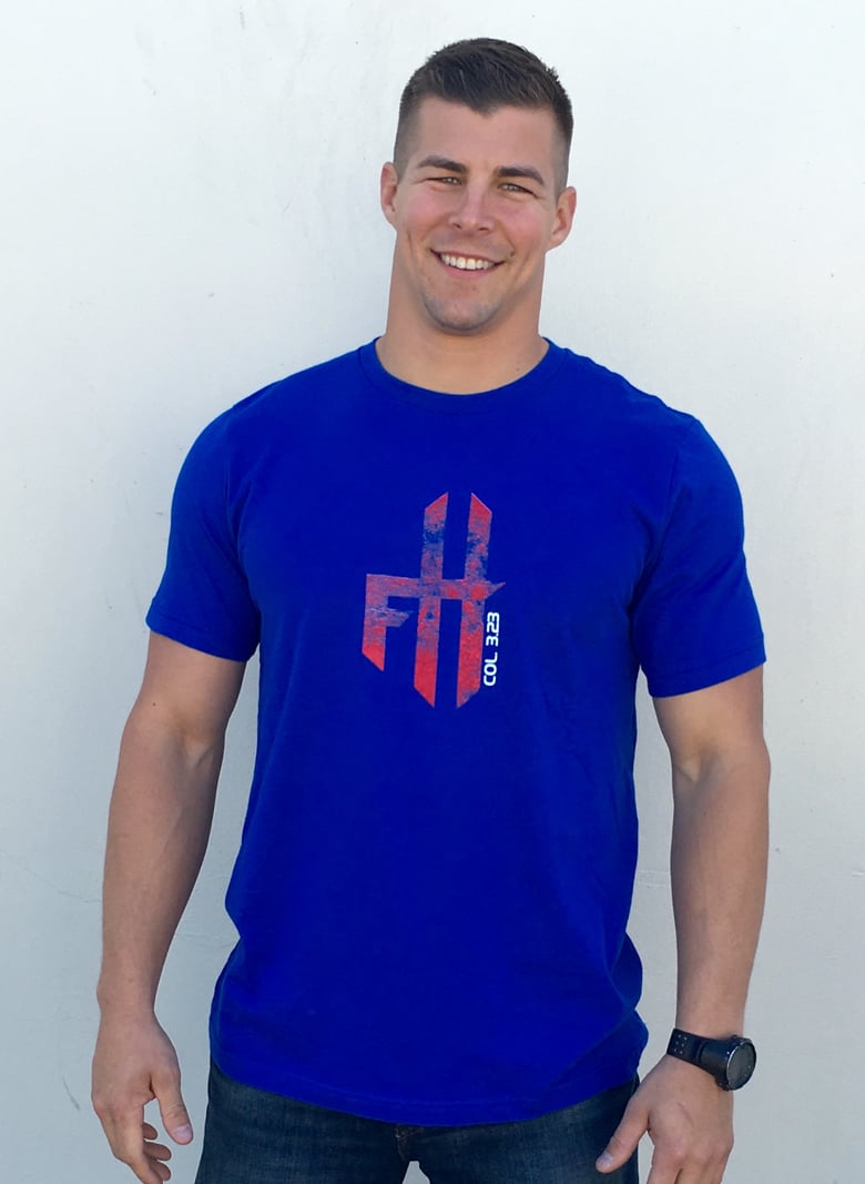 Image of Men's CHRISTIAN ATHLETE blue