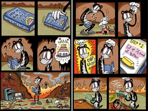 "Skitzo Bakes a Cake"-Digital Comic Book