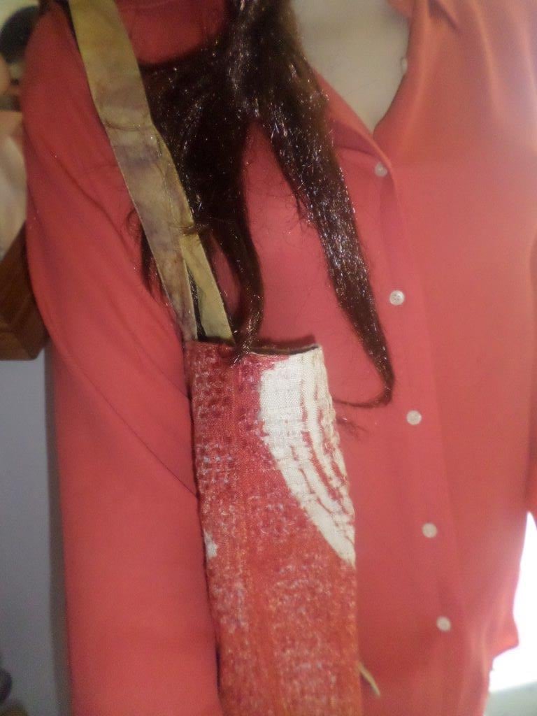 Image of HANDLE BAR BAG - TOTE (WOVEN)