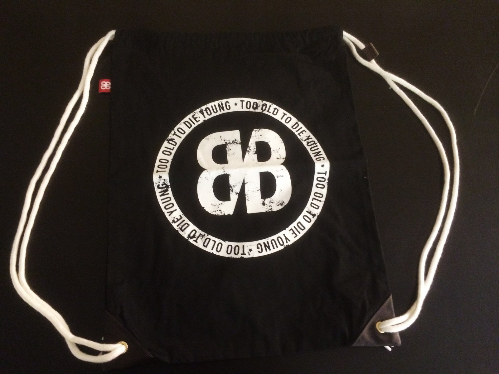 COTTON BACK BAG (Black) / Bastian Baker Shop