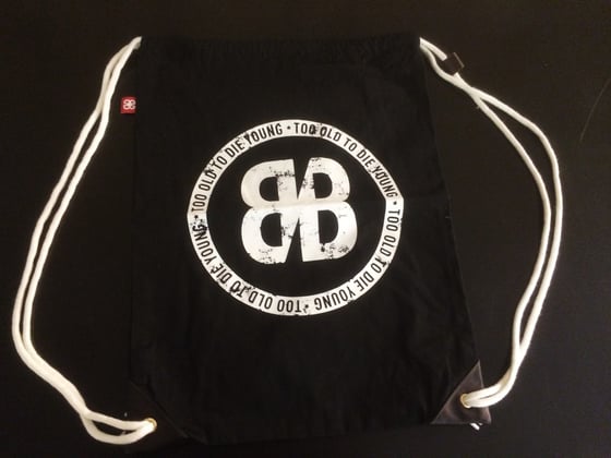 Image of COTTON BACK BAG (Black)