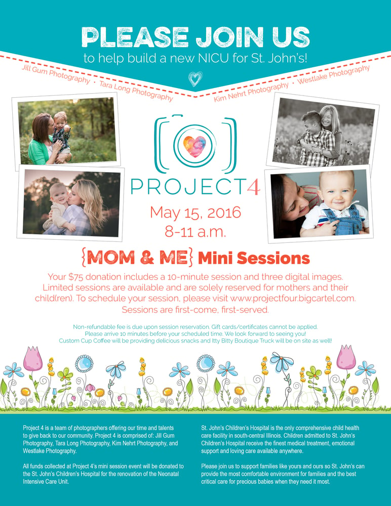 Image of Project 4: Mom & Me Mini Sessions for St. John's Children's Hospital