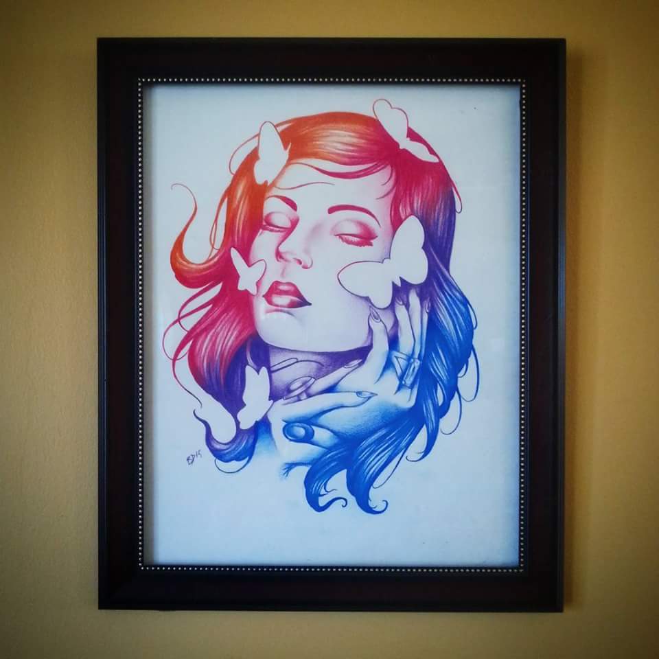Image of butterfly lady