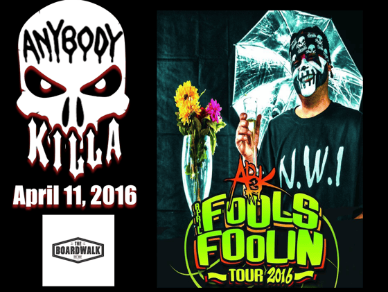 Image of ABK (Anybody Killa)  @ The Boardwalk  Monday, April 11, 2016