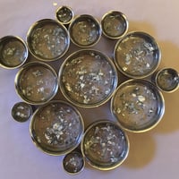 Image 1 of Silver Flake Plugs (sizes 0g-2")