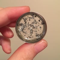 Image 2 of Silver Flake Plugs (sizes 0g-2")