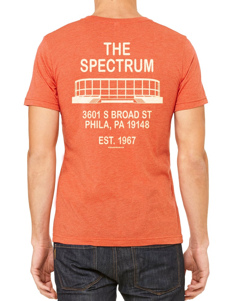 The Spectrum 1967 Hockey Tee Shirt Past Home Of Your Philadelphia Flyers 