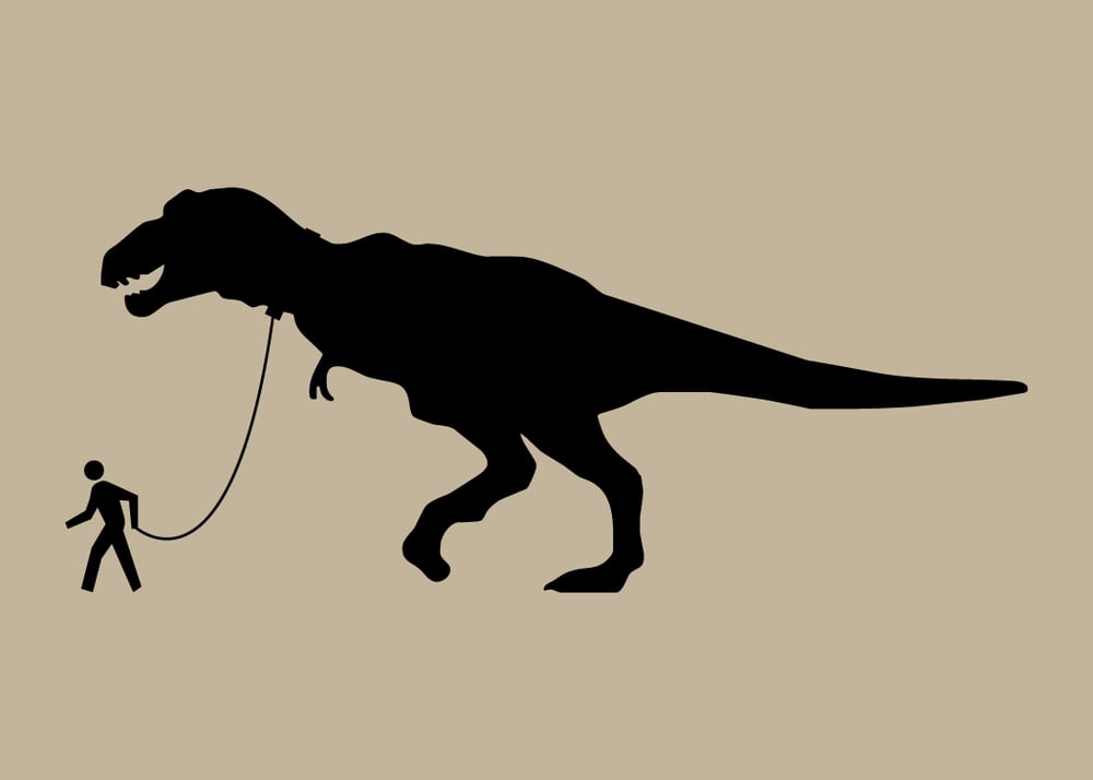 Walking Man Dino Walker Print Collection