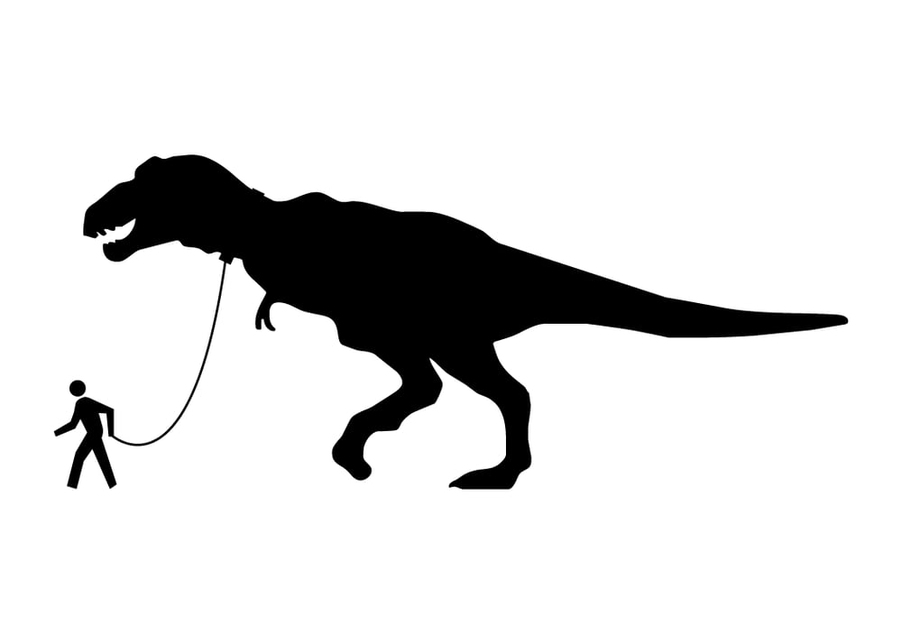 Walking Man Dino Walker Print Collection