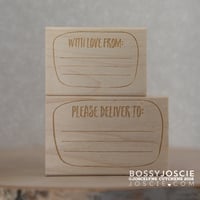 Image 2 of With Love Return Address Stamp