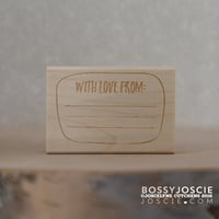 Image 1 of With Love Return Address Stamp