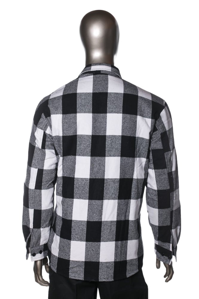 HG Mens Brawny Buffalo Plaid Flannel Jacket Heavyweight / HomieGear