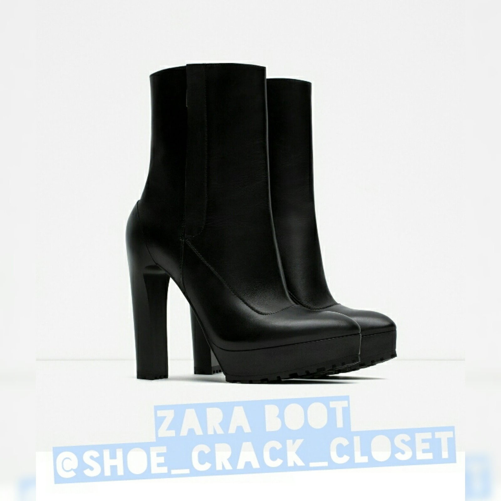 Topshop Orla high heel ankle boots in black | ASOS