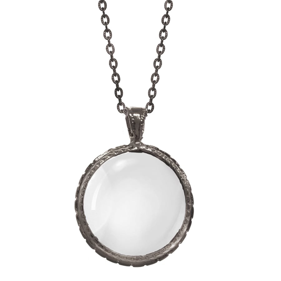 Image of OXIDIZED LOOKING GLASS pendant