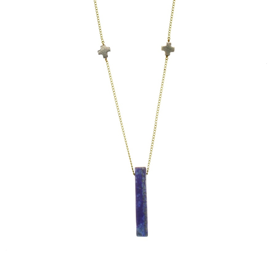 Image of LAPIS DOUBLE + pendant