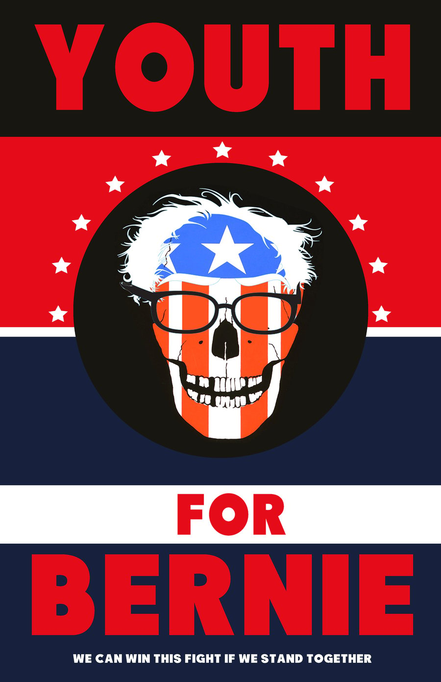 Image of YOUTH FOR BERNIE poster