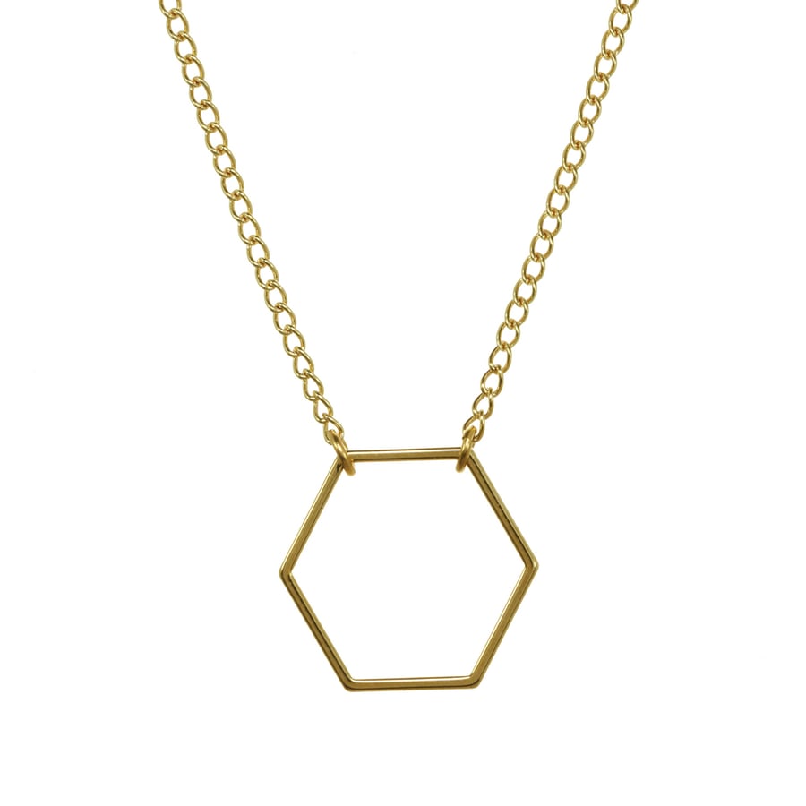 Image of HEXAGON necklace