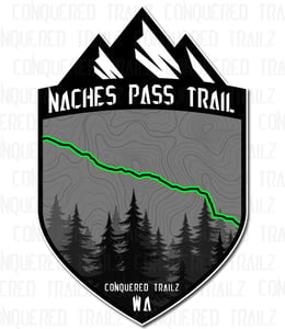 Image of "Naches Pass" Trail Badge