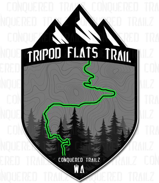 Image of "Tripod Flats" Trail Badge