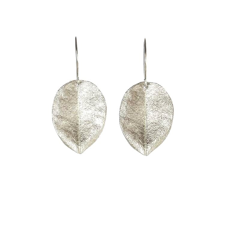 Image of Medium ohi'a leaf earrings